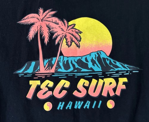 T & C Surf Design Hawaii Organic Cotton Youth 14 TShirt Diamond Head Waikiki