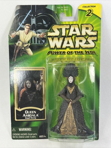 Star Wars MOC Power of The Jedi Queen Amidala 3 dot on face variant rare