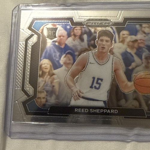 2024 Panini Prizm Draft Picks Reed Sheppard Variation Rookie Card - Picture 4 of 13