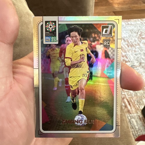 2023 Donruss Womens World Cup | 200 Zhang Rui China PR | RC Silver Foil Fresh! - Picture 1 of 3