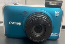 CANON POWERSHOT SX220 HS BLUE - EXCELLENT CONDITION 