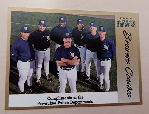 1996 Milwaukee Brewers Police - PEWAUKEE POLICE DEPARTMENT - Picture 4 of 26