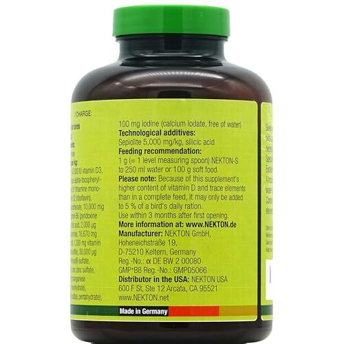 Nekton-S Multi-Vitamin for Birds, 150gm Assorted Sizes - Picture 11 of 41