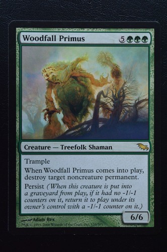 Magic The Gathering MTG WOODFALL PRIMUS Shadowmoor LP Lightly Played - Picture 1 of 2
