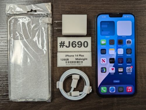 Apple IPHONE 14 Plus 128GB Minuit - Débloqué - Lire Vendeur