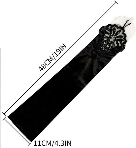 SA4-1 1920 Flapper Charleston Disfraz Accesorios Set Años 20 Gatsby Diadema Guantes - Imagen 7 de 8