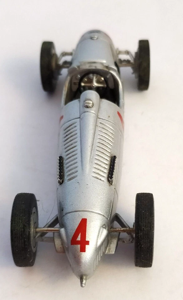 EDICOLA USATO 1:43 AUTO DIE CAST AUTO UNION TYPE C #4 ARGENTO EDI 14 VARIE - Immagine 2 di 4