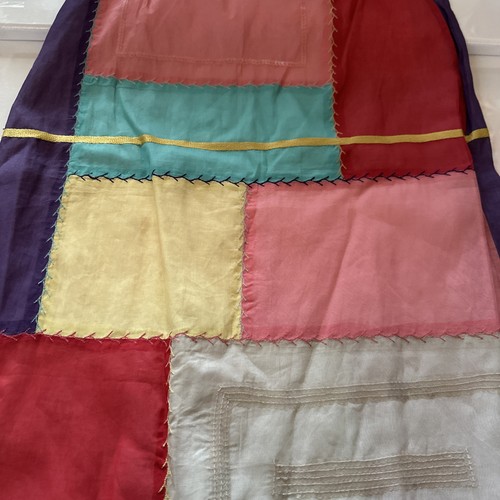 French Connection Embroidered White Skirt Size 8 Geometric Colorful Skirt NWT  - Picture 9 of 11