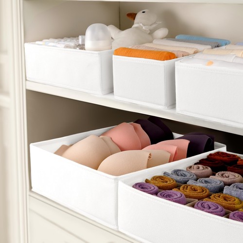 Underwear Sock Drawer Organizer Dividers 8 Set, Foldable Dresser Closet Organ... - Imagen 6 de 8