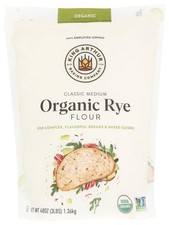 King Arthur Organic Medium Rye Flour - 3 lbs for Complex 48 Ounce Pack of 1 