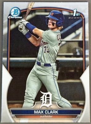 2023 Bowman Draft Chrome Max Clark 1st Bowman #BDC-76 Tigers Rookie