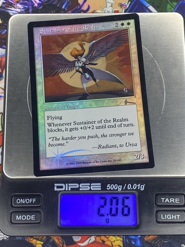 MTG Sustainer Of The Realm 🇬🇧 ⚪️ NM FOIL Magic Urzas Legacy 1999 Vintage OG - Bild 4 von 5