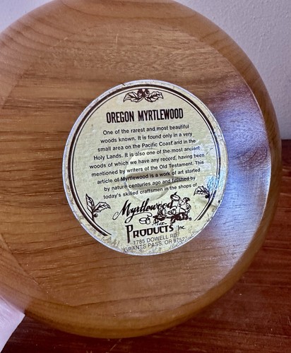 Vintage MCM Oregon Myrtlewood Hostess Serving Set 16 Piece Wood Grain - Picture 15 of 21