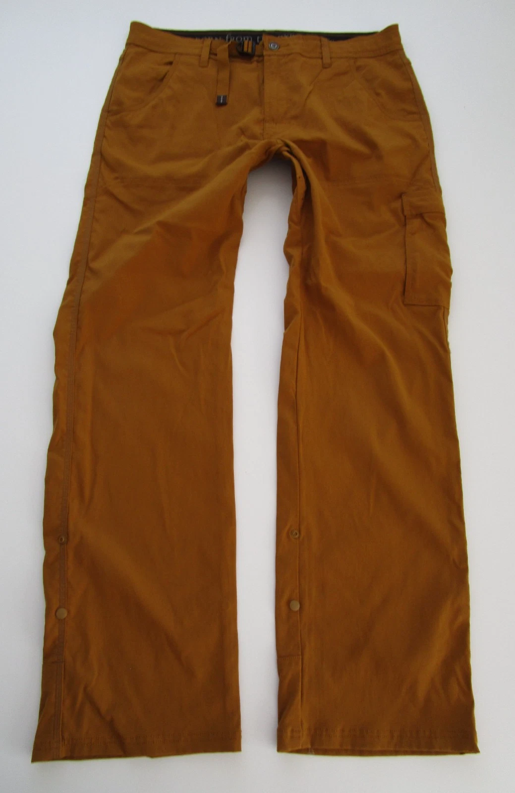 Mens 36 Prana Stretch ZIon Pants cargo hiking brown