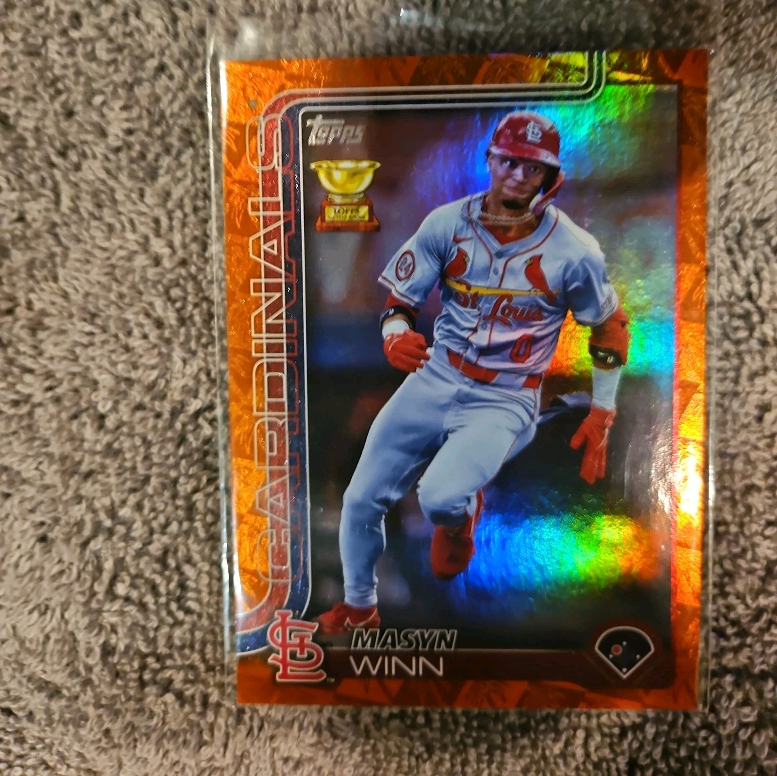Masyn Winn 2025 Topps Orange Foil 6 Of 25