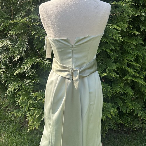 Bari Jay Strapless J.Mint Evening Gown Dress Size 10 Style #341 Maxi W/straps  - Picture 6 of 9