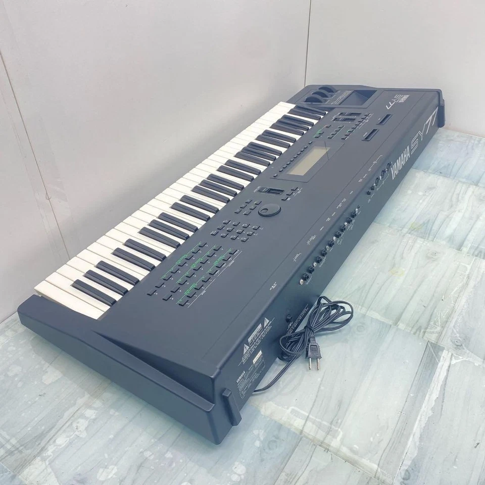Yamaha SY77 FM AWM Hybrid Synthesizer Keyboard 61-Key w/ Hard Case Japan - Image 4 of 4