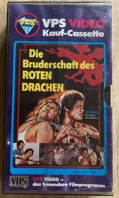 VHS - DIE BRUDERSCHAFT DES ROTEN DRACHEN in GLASBOX