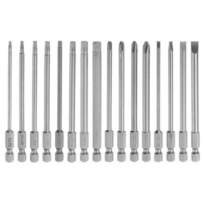 Für 16-teiliger Schraubendreher-Bitsatz 1/4'' Magnet-Hex-Schaft