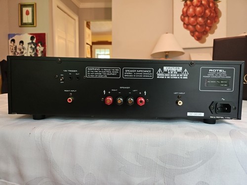 Rotel RB-1070 Stereo Power Amp Amplifier - 130 W Into 8 Ohms 330w Into 4 Ohms - Picture 2 of 5