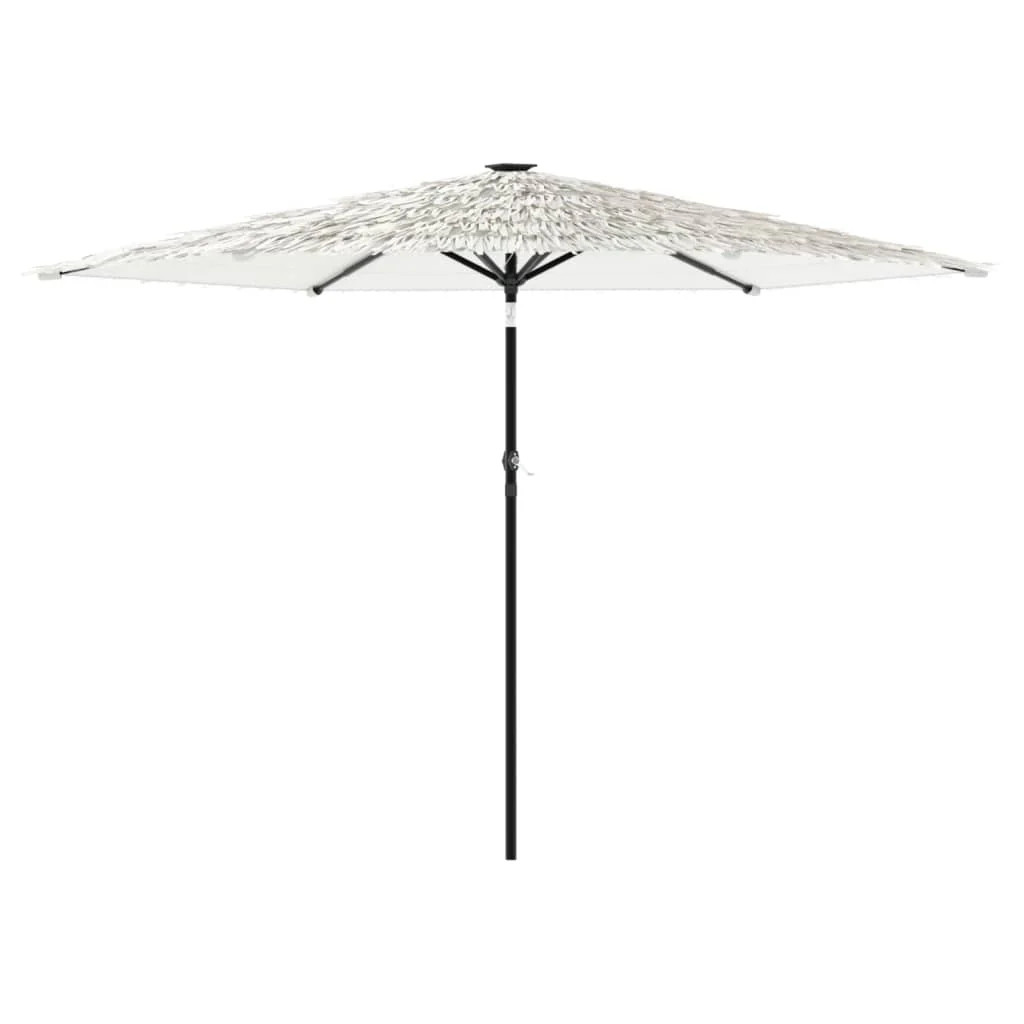 Parasol de jardin grand format 288x288 cm mât acier imperméable extérieur
