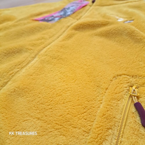 Geographical Norway Upaline Polar Jacket Teddy Fleece Mustard Yellow Womens UK14 - Picture 7 of 17