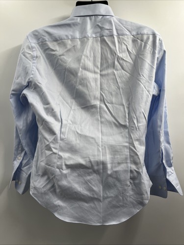 Suitsupply Herren Himmelblau Extra Slim Ägyptische Baumwolle Spread Knopfleiste Hemd - Bild 8 von 14