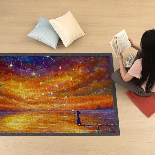 55"x 37" for 3000 Piece Foldable Puzzle Board Mat Large Portable Felt Jigsaw ... - Picture 6 of 6