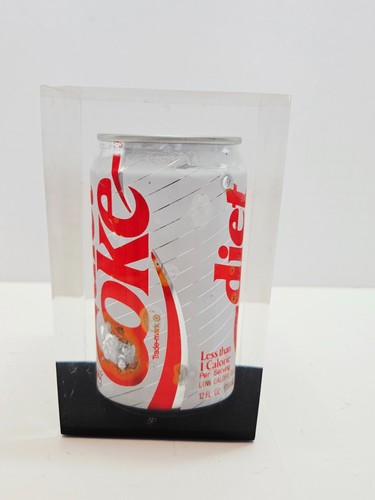 Vintage 1986 Diet Coke Pop Can in Resin Block Coca Cola - Picture 4 of 4