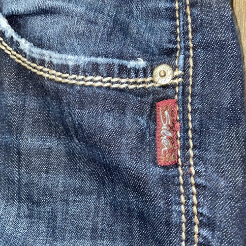 Silver Jeans Women's Plus Size 24 (46x30.5} Blue Kelli Boyfriend Relaxed Skinny - Picture 11 of 18