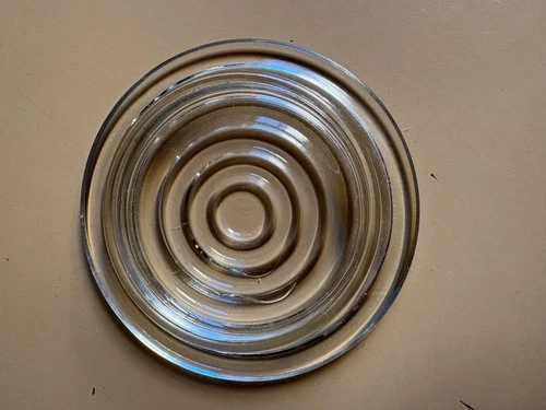 Vintage Anchor Hocking Clear "beehive" Refrigerator water bottle lid only