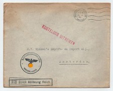DDPN Dienstpost R&uuml;stungs-Inspektion Niederlande Den Haag Amsterdam 1941
