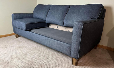 Accordion Sofa Cushion Repair - 60'' Adjustable High-Density Foam - Made in USA