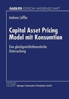 Capital Asset Pricing Model Mit Konsumtion Andreas LöFfler