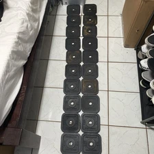 Two Ironmaster Quick-Lock Plate Weights 5LB Each (2.2kg) - 10lbs total weight