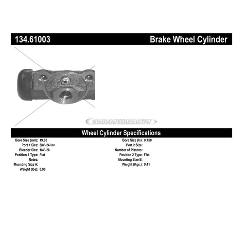 For Ford Mustang Thunderbird Ranger Centric Brake Slave Cylinder CSW - Bild 3 von 3