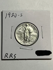 1920-S 25c Standing Liberty Quarter UNC Details Tough Date
