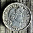 1914-D Barber Dime, Very Nice Uncirculated