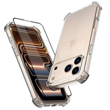 For iPhone 17 Pro Max / Air Clear Case Protective TPU Cover  Screen Protector
