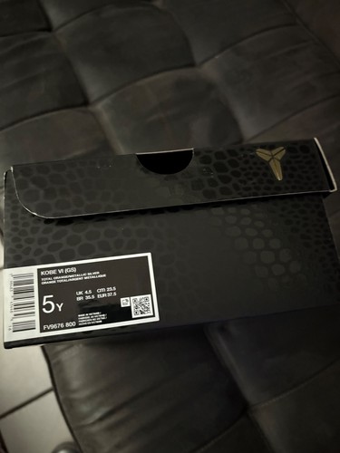 NEW Nike Kobe 6 Proto GS Total Orange IH1871-800 Sz 5Y IN HAND