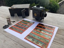 Ernst Plank EP Magic Lantern Slide Projector missing fuel tank