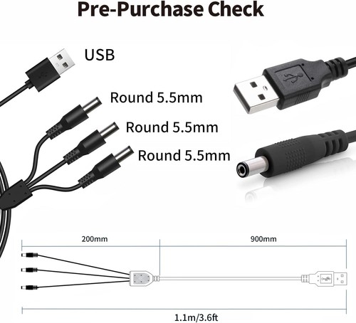 Dog Shock Collar Charger, 12-in-1 Training Collar USB Charging Cable Compatib - Imagen 4 de 9