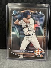 2025 Bowman #BCP-15 Walker Janek Chrome Prospects Reptilian Refractor Astros