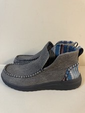 Hey Dude Denny Crafted Women  s Canvas Boots Size 9 New 