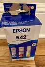 Genuine Epson 542 EcoTank Color Ink - Sealed - Exp 9/2029