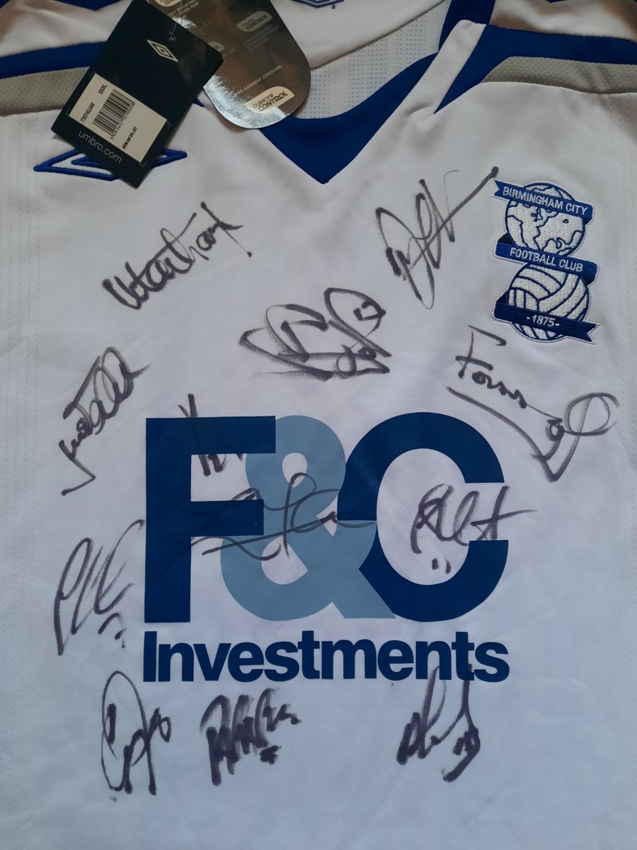 Birmingham City 2007/08 Away Football Shirt Umbro Long
