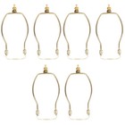  6 Pcs 11 Inch Lamp Horn Frames Lampshade Brackets Desk Lamp Floor Lamp
