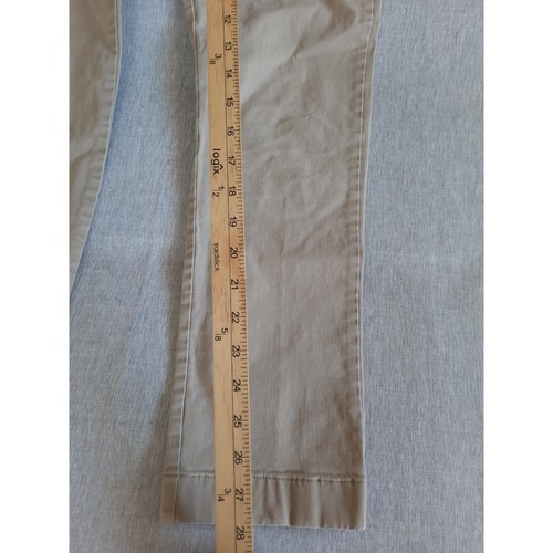 J Crew Men 31X30 Lined 404 Slim Fit Stretch Ivory Cream Straight Leg Chino Pants - Picture 5 of 8