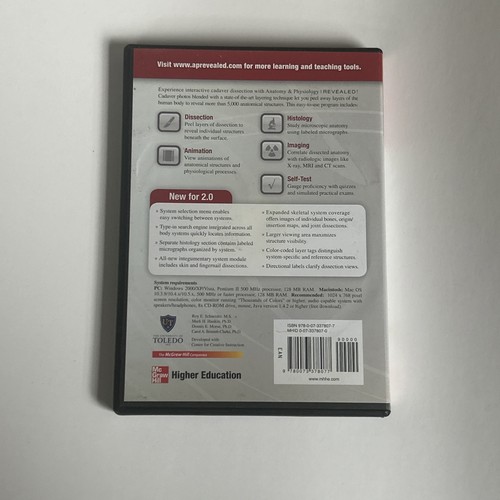 Anatomy & Physiology Revealed - Version 2.0 (CD-ROM) McGraw-Hill - Picture 4 of 7