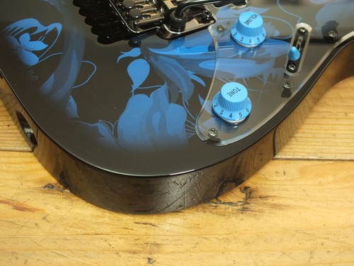 ** Ibanez JEM 77 P-BFP Blue Floral Pattern ** - Picture 10 of 24